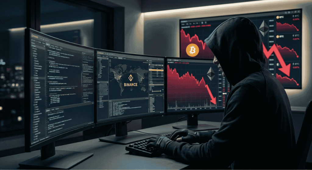 Bitcoin y ether caen tras posible hackeo a Binance
