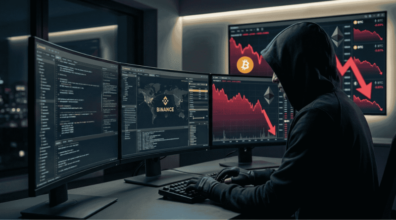 Bitcoin y ether caen tras posible hackeo a Binance