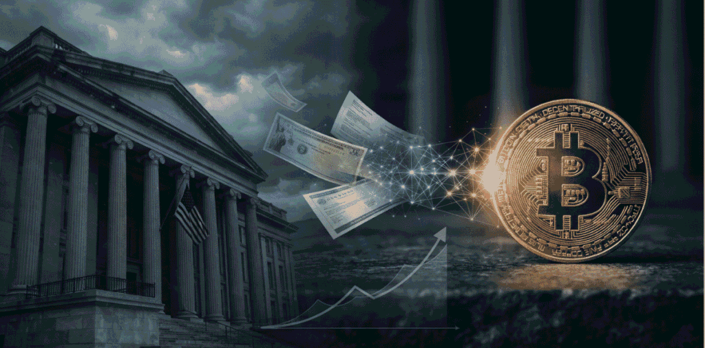 CoinShares proyecta impulso para Bitcoin ante tensiones por deuda de EU