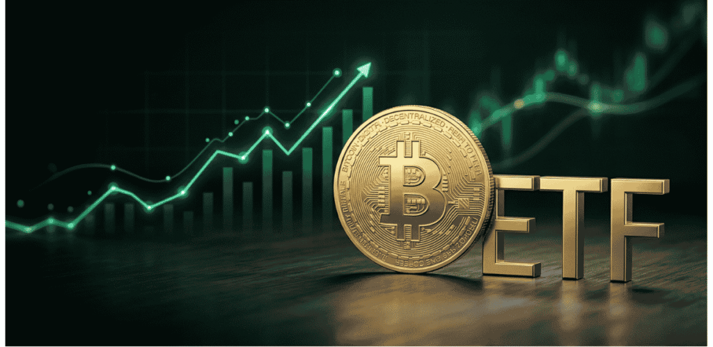 ETF de bitcoin reciben USD 1.080 millones en entradas netas entre el 19 y 21 de octubre