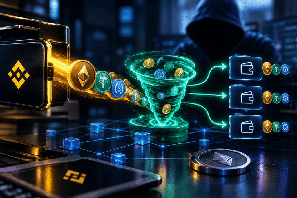 Más de 2.000 millones en criptomonedas salen de Binance