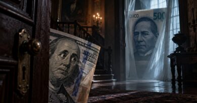 El peso mexicano se aprecia frente al dólar