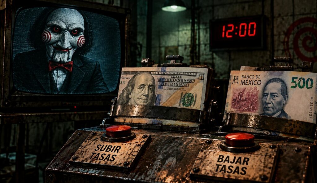 El peso mexicano cede terreno frente al dólar el 28 de octubre