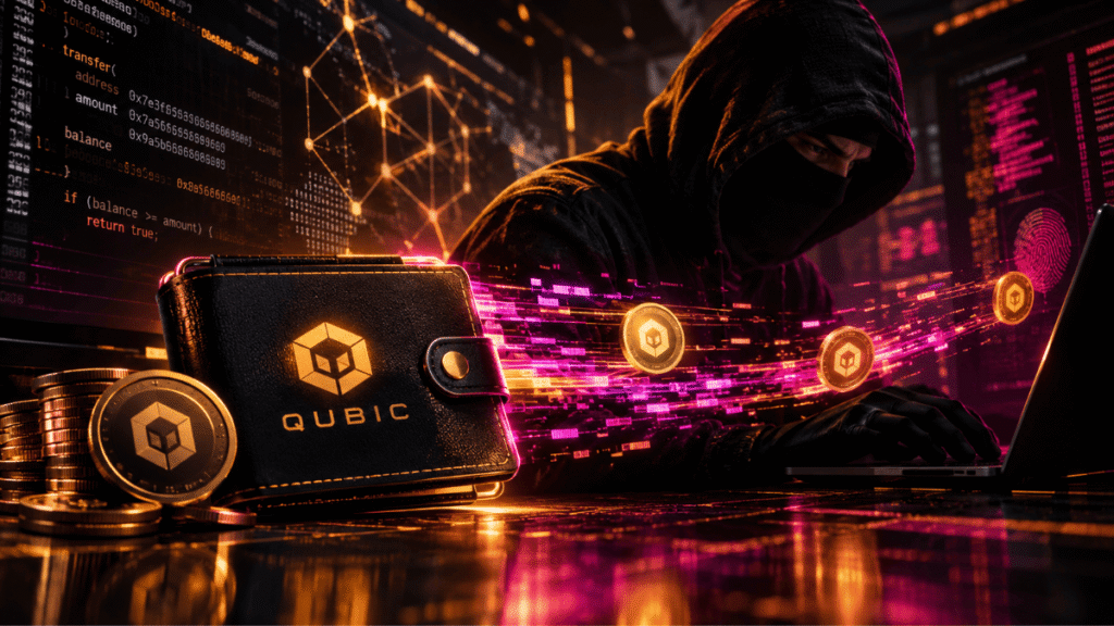 Ataque en Qubic roba 2,94 billones de QUBIC en dos horas