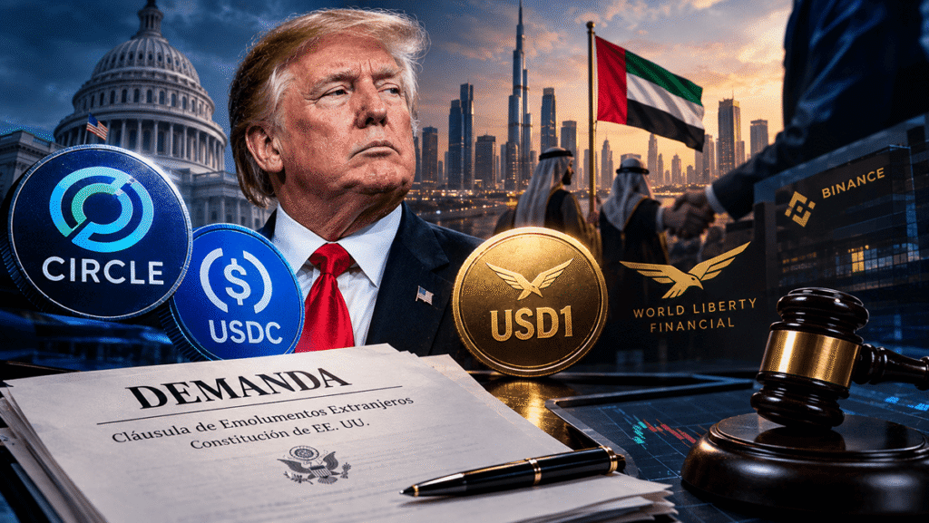 Accionista de Circle demanda a Trump por negocios con criptomonedas