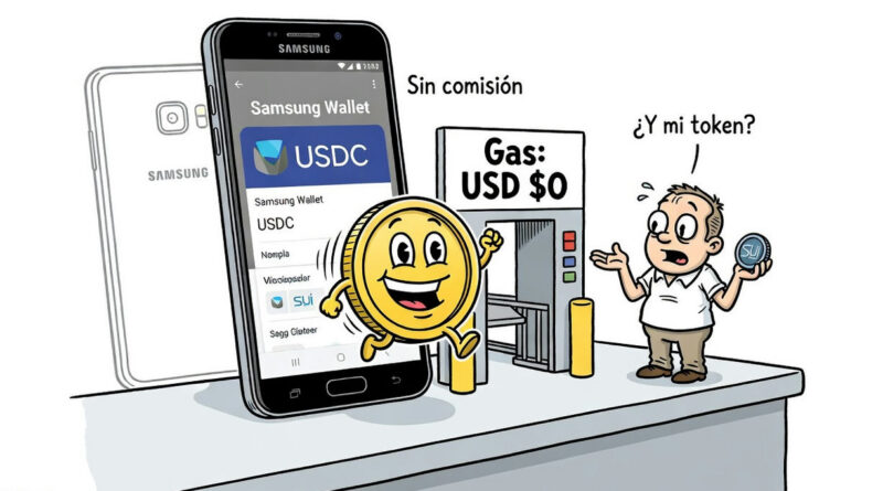 Samsung lleva USDC a 82 millones de Galaxy en EE. UU. sin comisiones de red