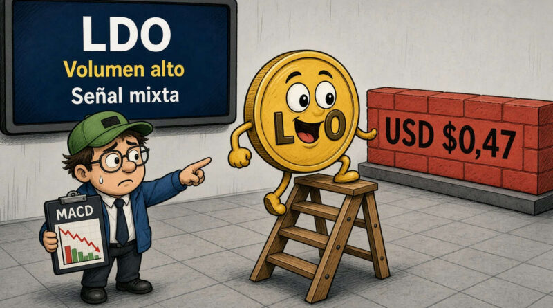 LDO sube 0.96% con señales técnicas mixtas y volatilidad anualizada de 102%