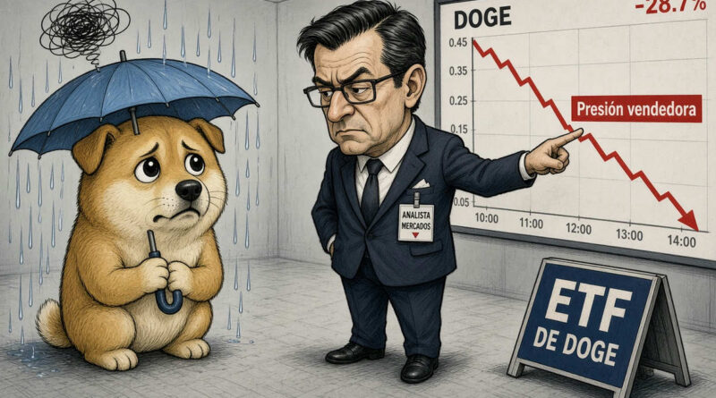 DOGE retrocede 6.11% y registra volumen 39% sobre el promedio en sesión bajista
