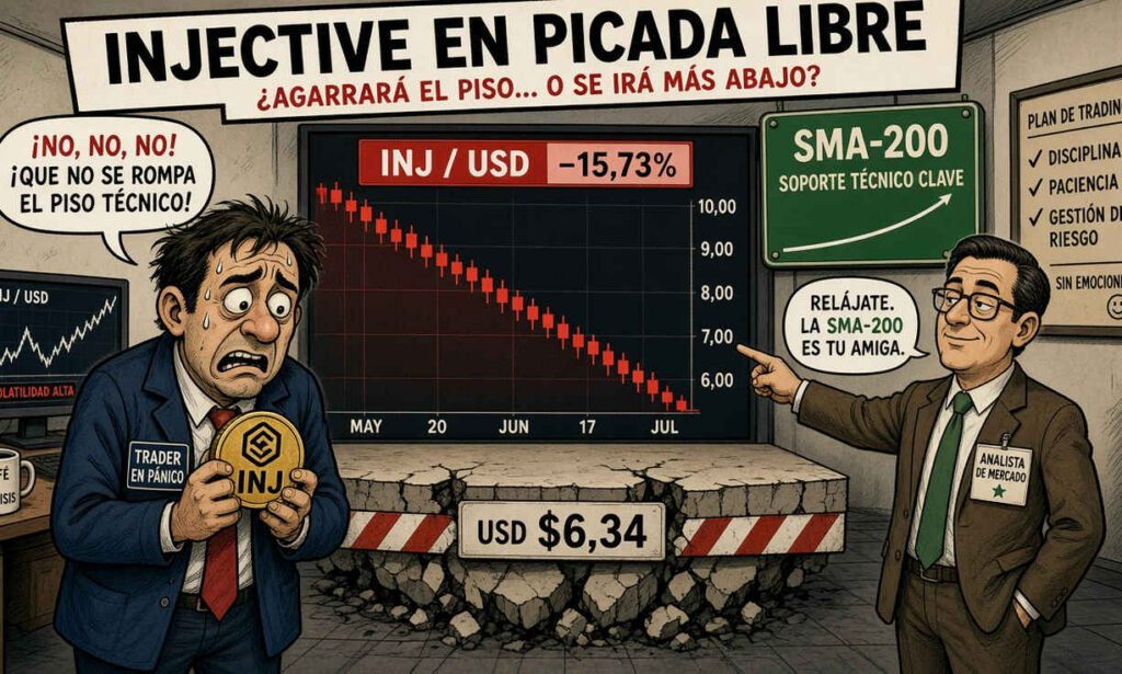 INJ retrocede 5.39% el 9 de octubre con volumen sobre el promedio mensual