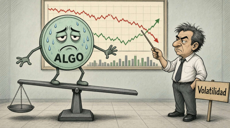 ALGO retrocede 3.14% y acumula pérdida semanal de 10.71% al cotizar en 0.115 dólares