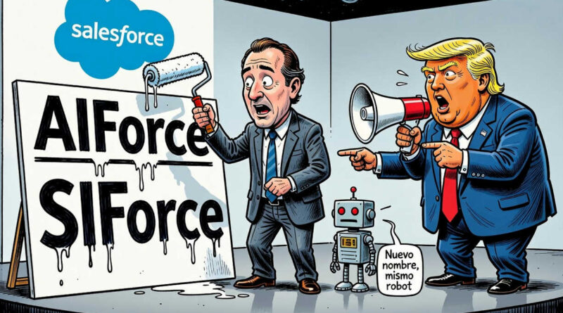 Salesforce cambia el nombre de su plataforma AIForce a SIForce