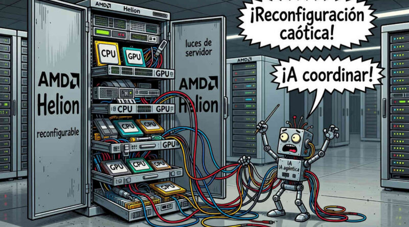 AMD presenta Helios, nuevo diseño de servidores para inteligencia artificial