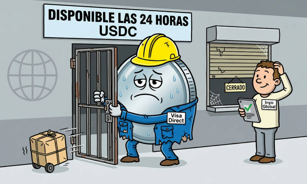 Visa Direct y Inyo Global lanzan financiación previa con USDC