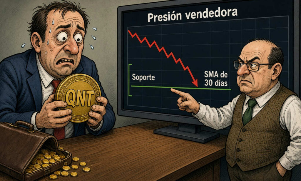 QNT retrocede 5,27% el 17 de octubre de 2026