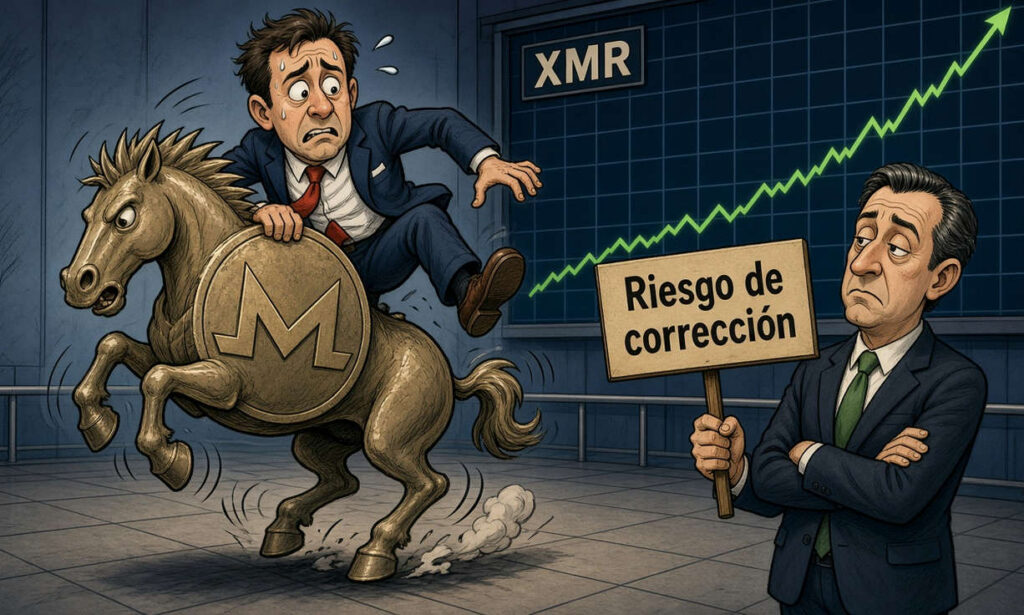 Monero (XMR) cotiza en USD $604,31 con avance del 8,38%