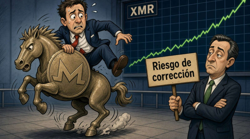 Monero (XMR) cotiza en USD $604,31 con avance del 8,38%
