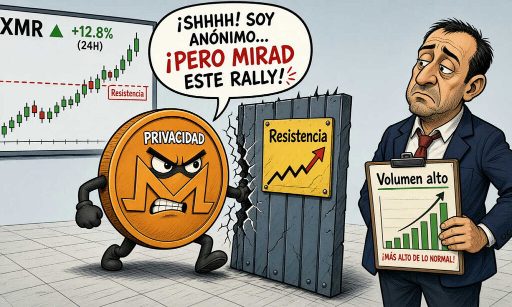 Monero (XMR) sube 5,52% el 18 de octubre de 2026