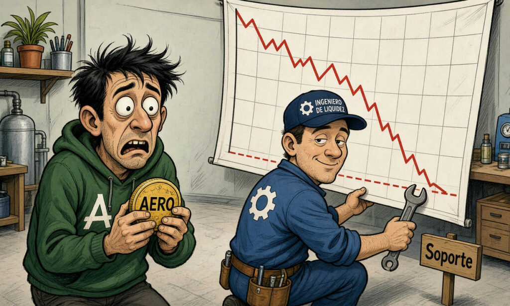 AERO cae 9,66% en una jornada volátil