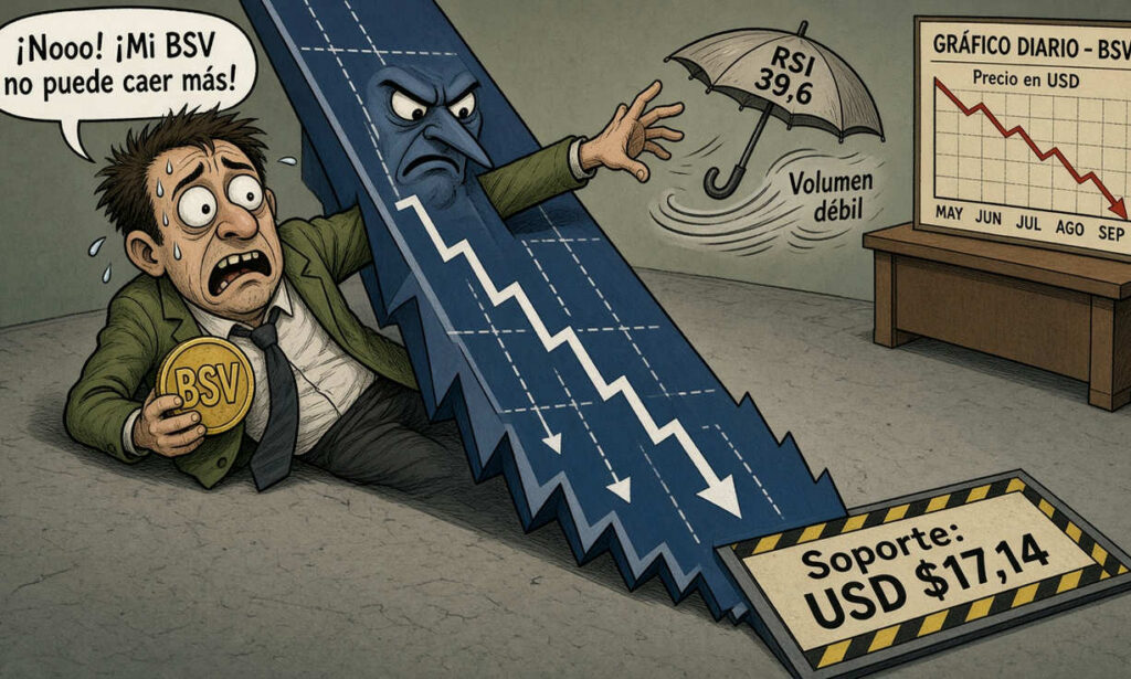 BSV retrocede 4,78% el 18 de octubre de 2026