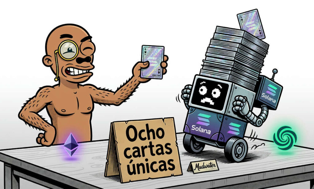 Yuga Labs lanza Mudwater, colección de cartas vinculadas a Solana