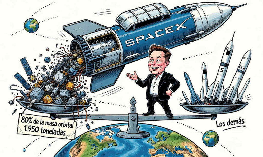 SpaceX lidera el transporte orbital en 2026 según ooinsights