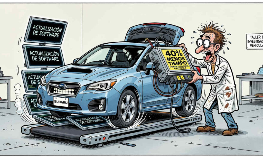 Subaru apunta a vehículos definidos por software y reduce tiempo de desarrollo
