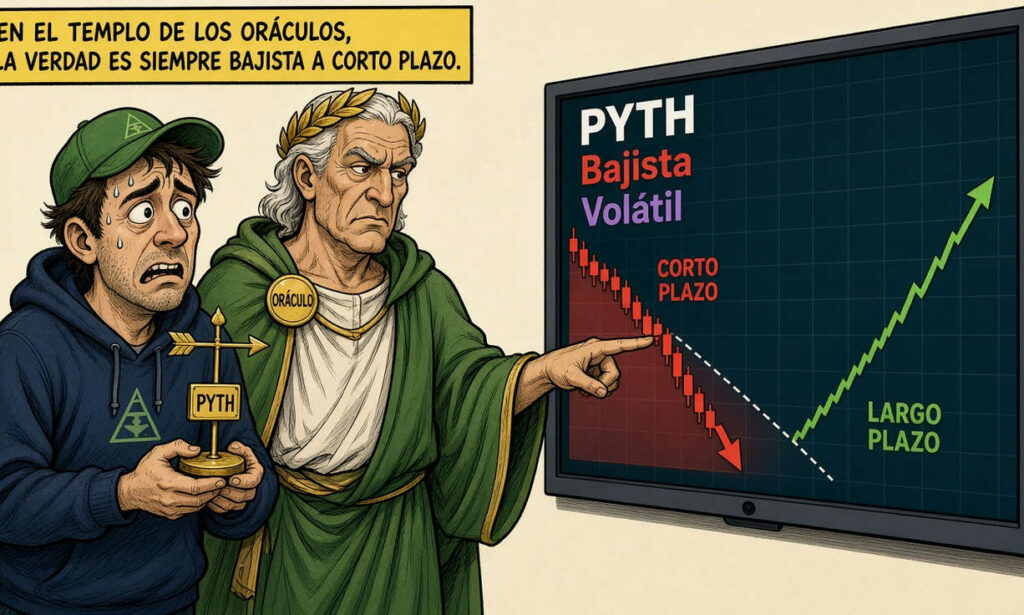 PYTH cotiza en USD $0,072742 con variación diaria de -3,03%