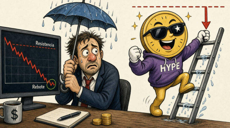 HYPE sube 1,85% en USD, pero análisis técnico advierte debilidad