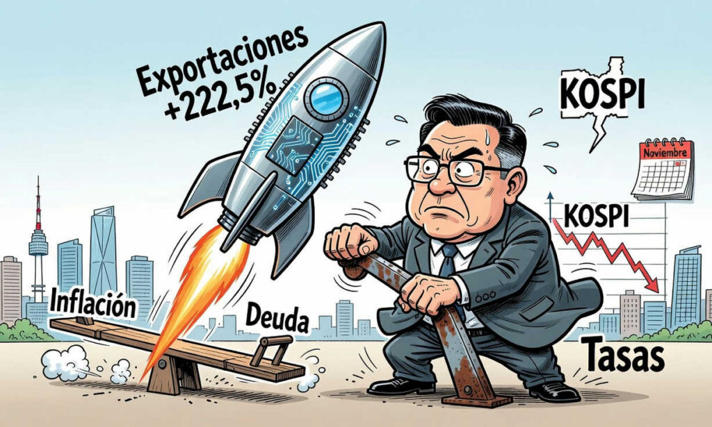 Corea del Sur mantiene tasa de referencia en 3,00%