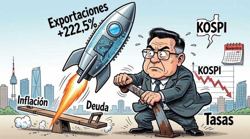 Corea del Sur mantiene tasa de referencia en 3,00%