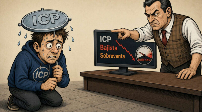 ICP cae 2,98% el 22 de octubre de 2026