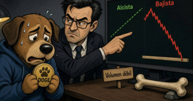 Dogecoin registra caída del 2,33% en un día