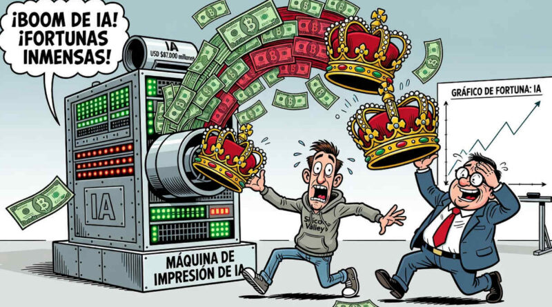 Multimillonarios de IA aumentan patrimonio en 2026
