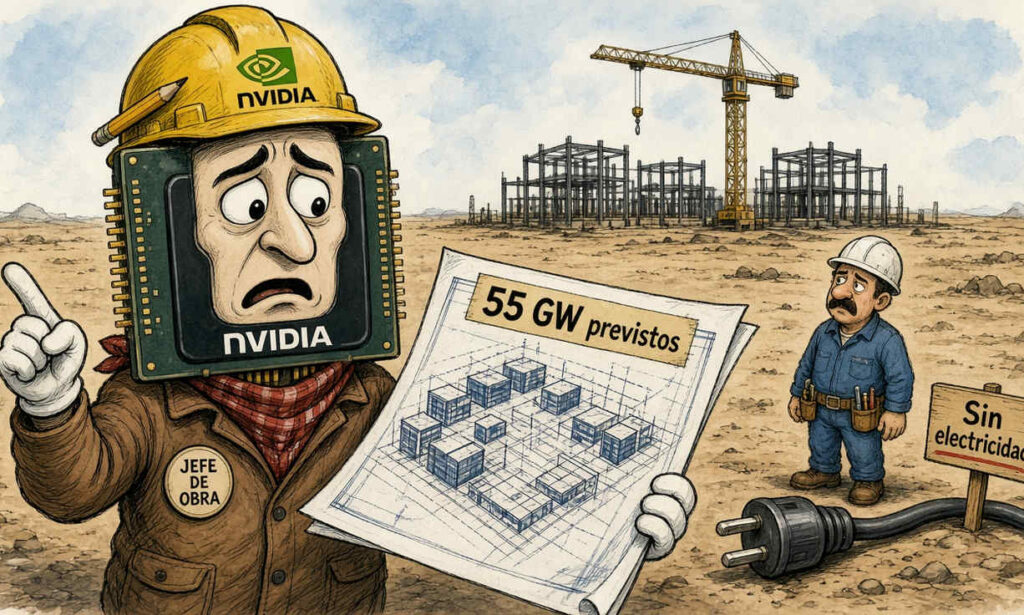 Riesgos de infraestructura afectan a Nvidia y centros de datos de IA