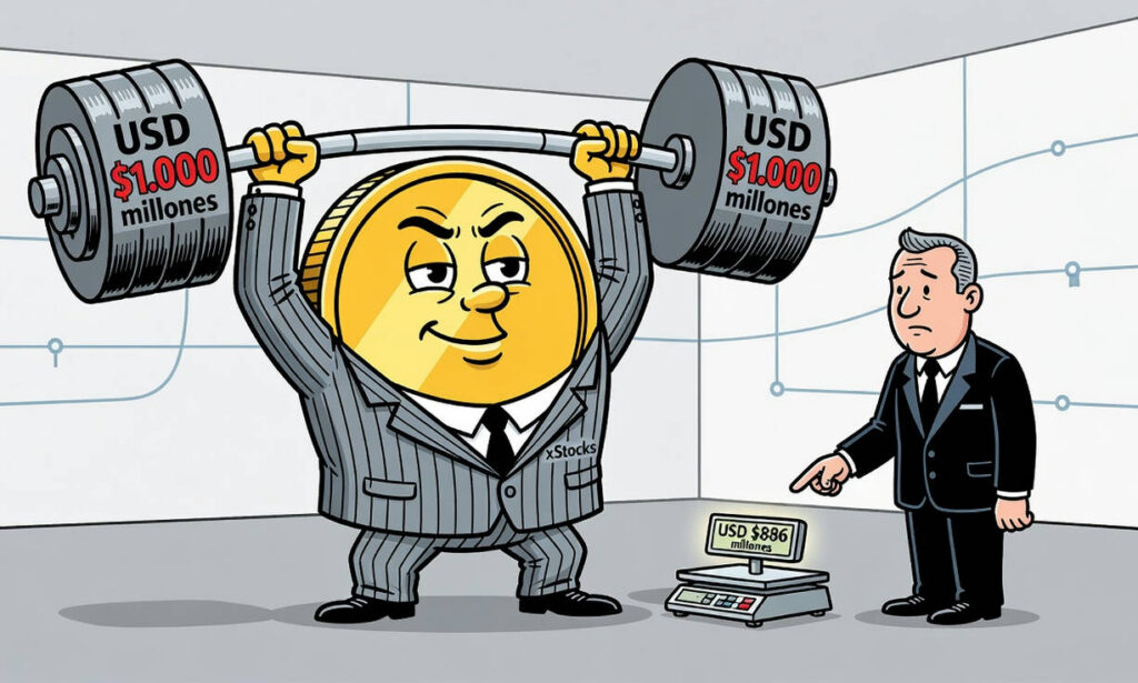 xStocks reporta crecimiento del 802,5% en sus acciones tokenizadas