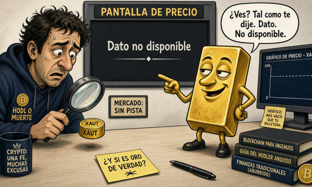 XAUT sube 0,20% en 24 horas sin explicación clara
