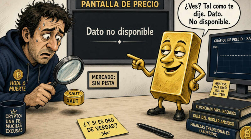 XAUT sube 0,20% en 24 horas sin explicación clara