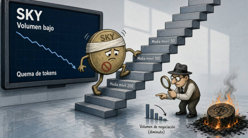 SKY registra caída en precio y volumen negociado