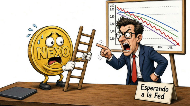 NEXO cotiza en USD $0,800054 con caída diaria del 0,16%