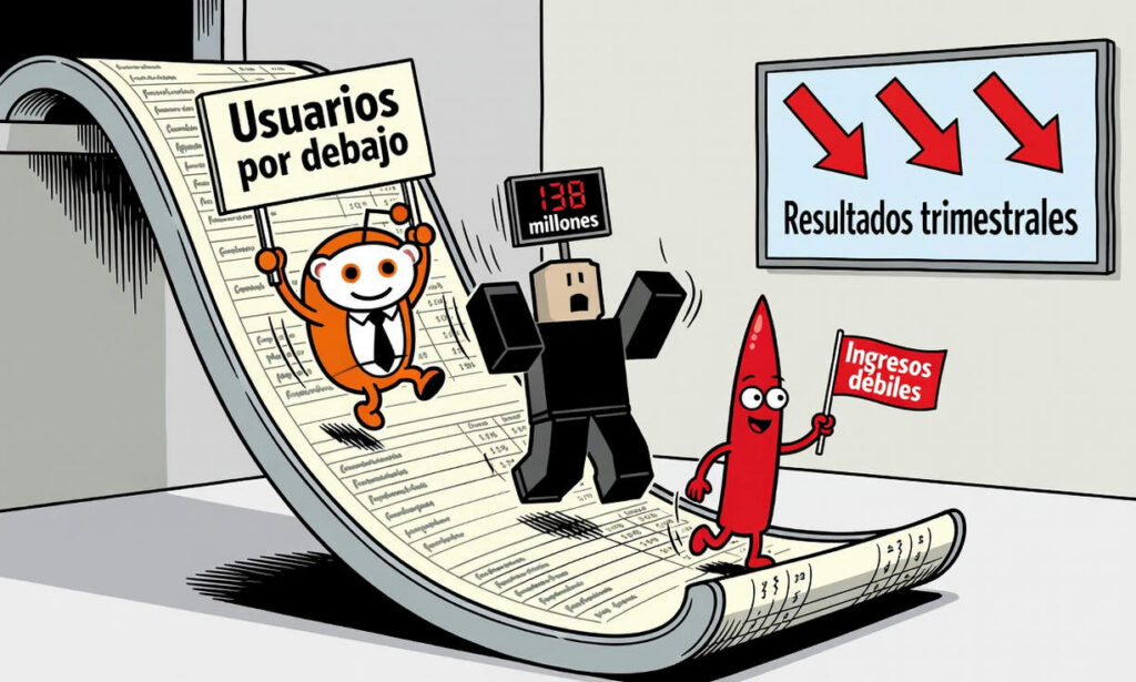 Caen acciones de Reddit, Roblox y Pinterest tras resultados trimestrales