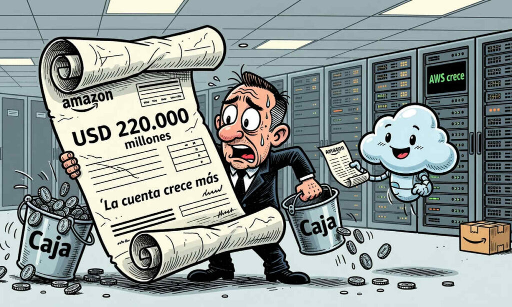 Amazon reporta crecimiento en AWS y aumenta gasto de capital