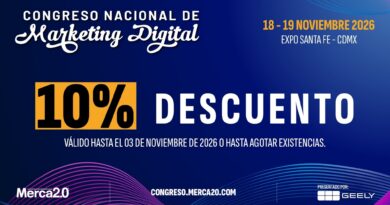 Congreso Nacional de Marketing Digital 2026 ofrece descuento del 10% en boletos