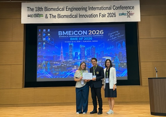 Estudiante de la UACH expone en Japón modelo de inteligencia artificial médica