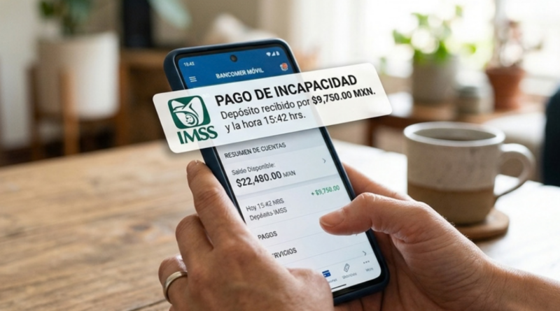 IMSS exige cuenta bancaria para cobrar incapacidades que superen umbrales definidos