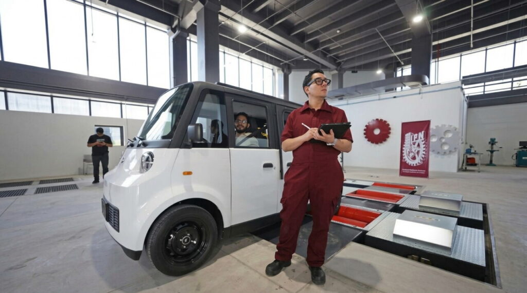 Olinia busca inversión privada para producir minivehículos eléctricos