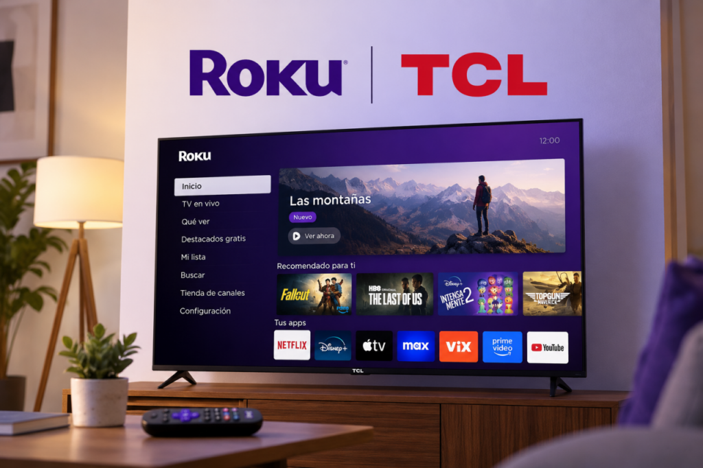 Roku y TCL fortalecen alianza para competir en mercado mexicano de televisores