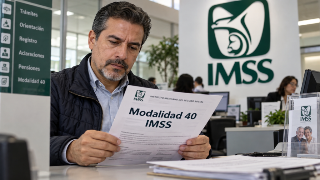 IMSS implementa nuevas condiciones para la Modalidad 40 del Seguro Social