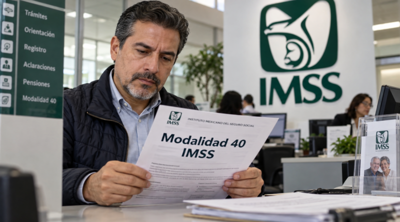IMSS implementa nuevas condiciones para la Modalidad 40 del Seguro Social