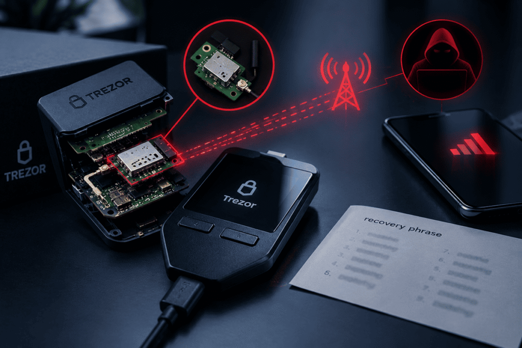 Trezor alerta sobre posible manipulación física en sus wallets Safe 5